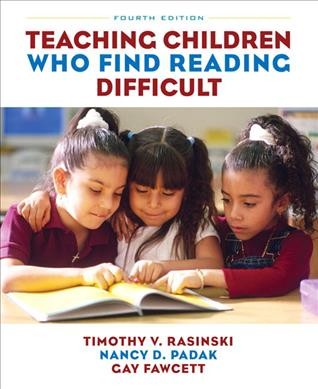 Teaching children who find reading difficult.