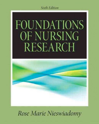 Foundations of nursing research.