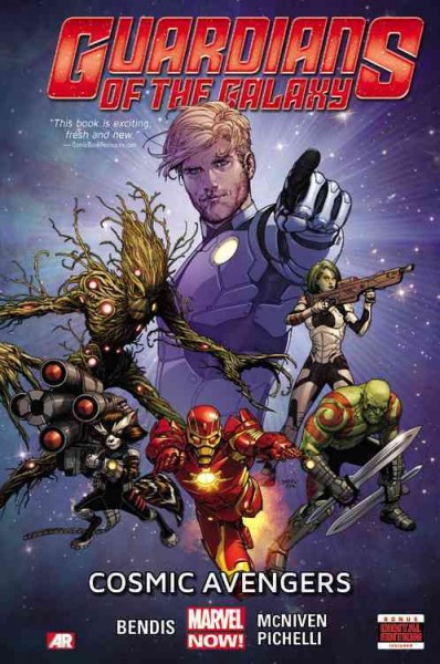 Guardians of the galaxy. [Vol. 1], Cosmic avengers / Brian Michael Bendis, writer ; Steve McNiven (#0.1, 1-3), Sara Pichelli (#2-3), pencilers ; John Dell, (3 others), inkers ; Justin Ponsor, colorist , VC' Cory Petit, letterer.