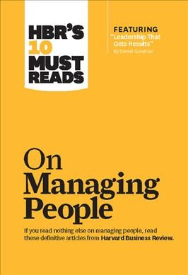 On managing people.