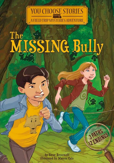 The missing bully : an interactive mystery adventure / by Steve Brezenoff; illustrated by Marcos Calo.