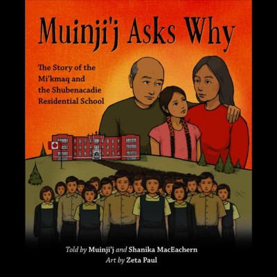 Muinji'j asks why : the story of the Mi'kmaq and the Shubenacadie Residential School / told by Muinji'j & Shanika Maceachern ; illustrated by Zeta Paul.