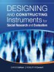 Go to record Designing and constructing instruments for social research...