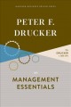 Go to record Peter F. Drucker on management essentials